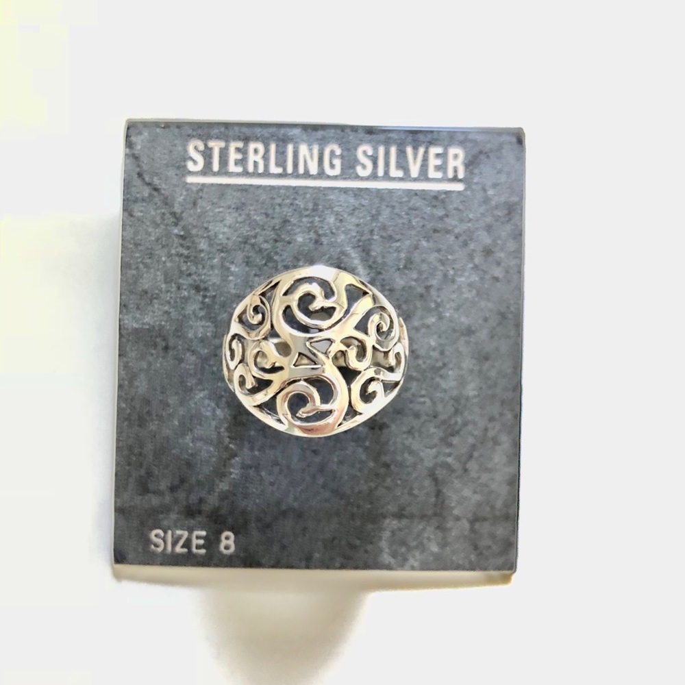 NWT - Sterling Silver Ring - Size 8